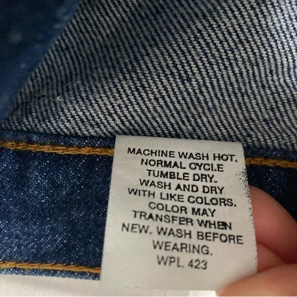 Vintage Levi's 40517-0215 Orange Tab Denim Jeans Mens Size 36x30